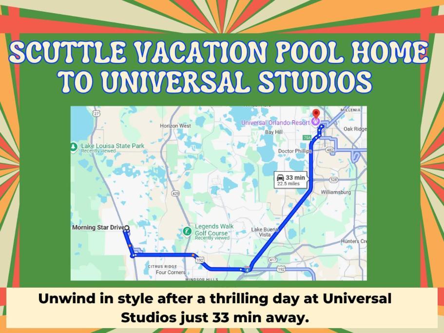 Scuttle Vacation Pool Home Wspa Orlando Eksteriør bilde