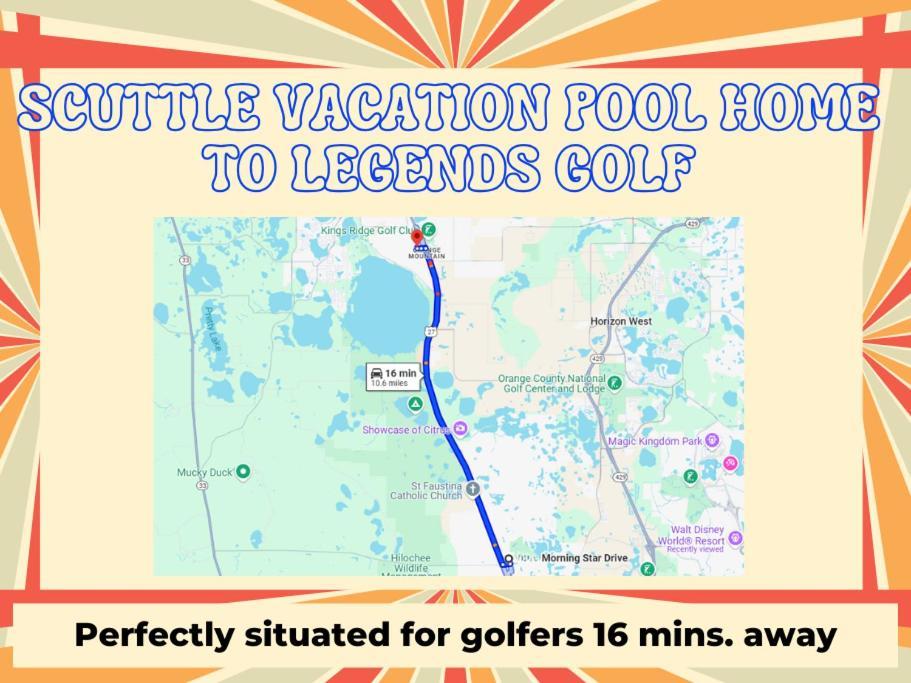 Scuttle Vacation Pool Home Wspa Orlando Eksteriør bilde