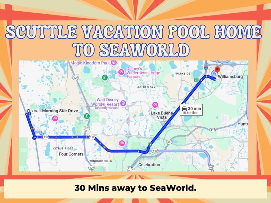 Scuttle Vacation Pool Home Wspa Orlando Eksteriør bilde